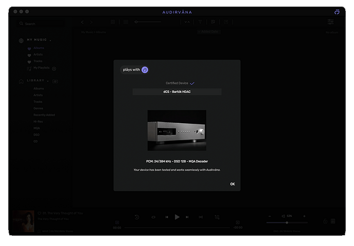 Audirvana Bartok Auto Config