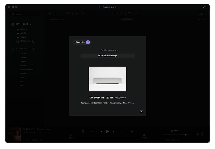 Audirvana NwB Auto Config