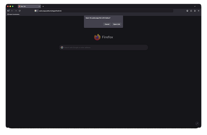 Firefox Qobuz Launch