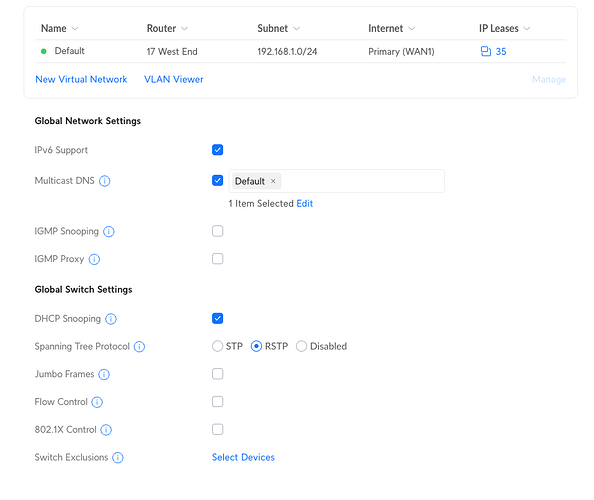 Network Settings