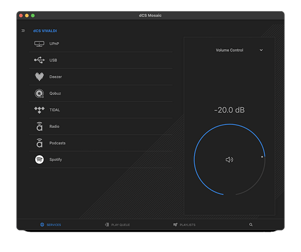 dCS Mosaic Volume Dial
